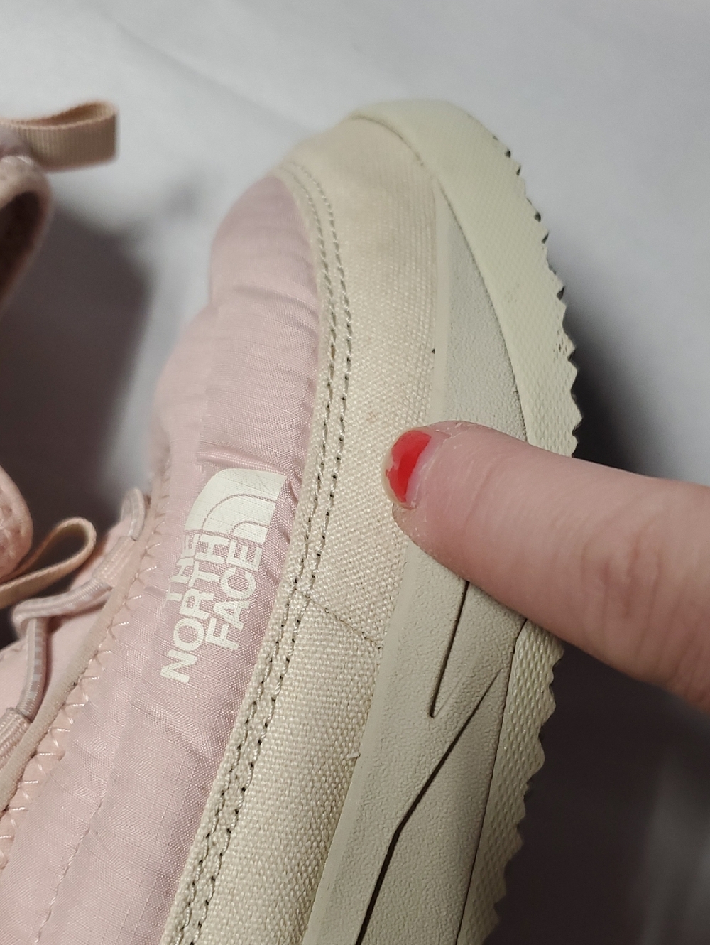 The North Face Thermoball Low Slip-On Sneaker - Blush Pink Size 7 - Picture 8 of 16